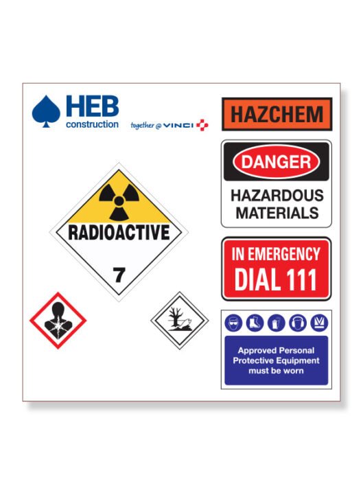 Chemical safety signs